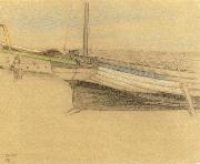 Beached Fishing Boat Scouthwold Joseph E.Southall